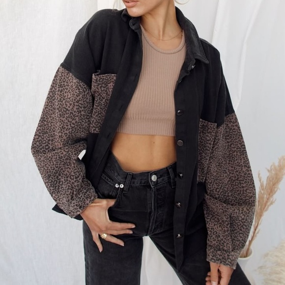 POL Cheetah Shacket - Picture 1 of 5